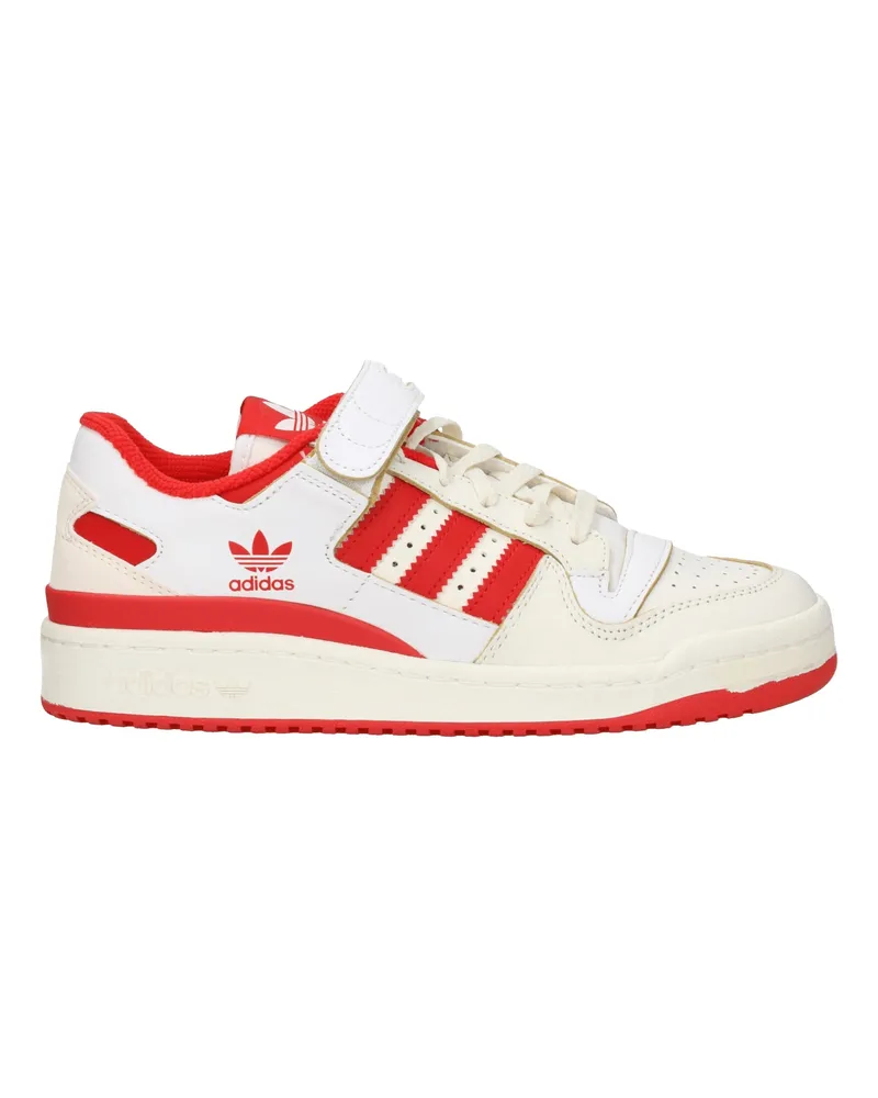 adidas Sneakers Forum 84 Low Herrens Leder Beige/Rot -