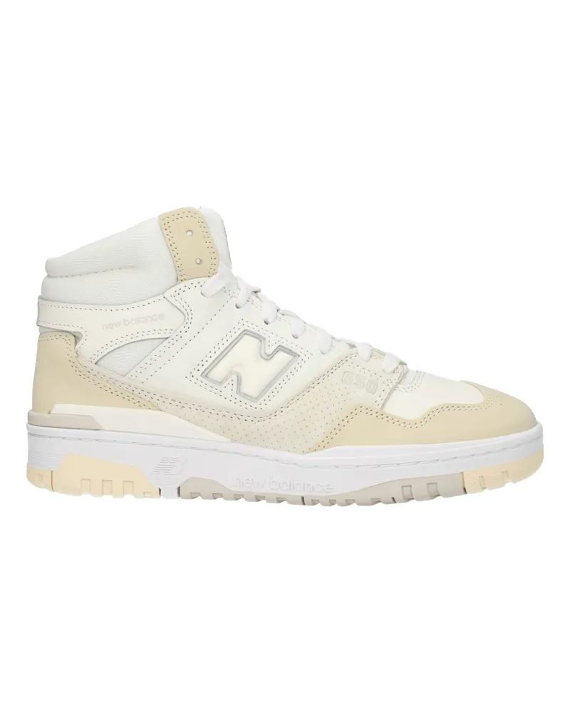 New Balance 650 Sneakers Herrens Leder Weiß/Walnuss -