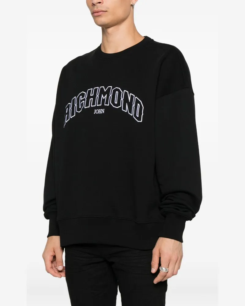 John Richmond Pullover schwarz Black