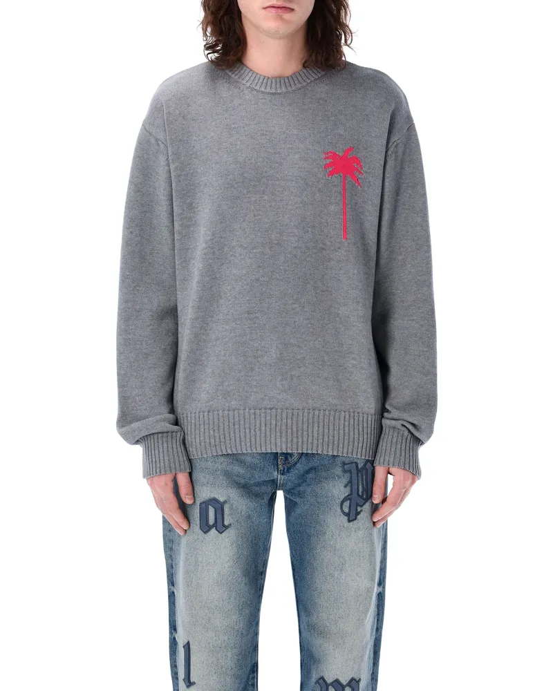 Palm Angels Pullover grau Grey