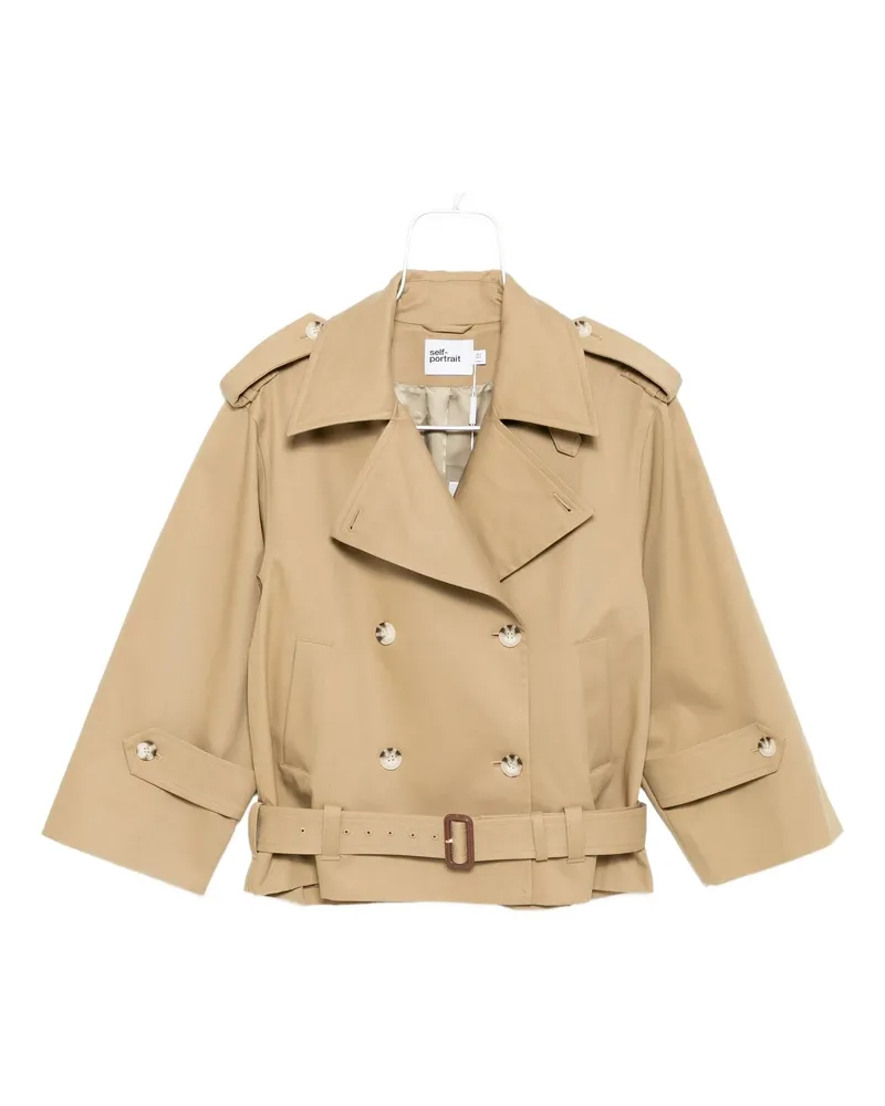 Self-Portrait Selbstporträt Beige Grabenjacke 