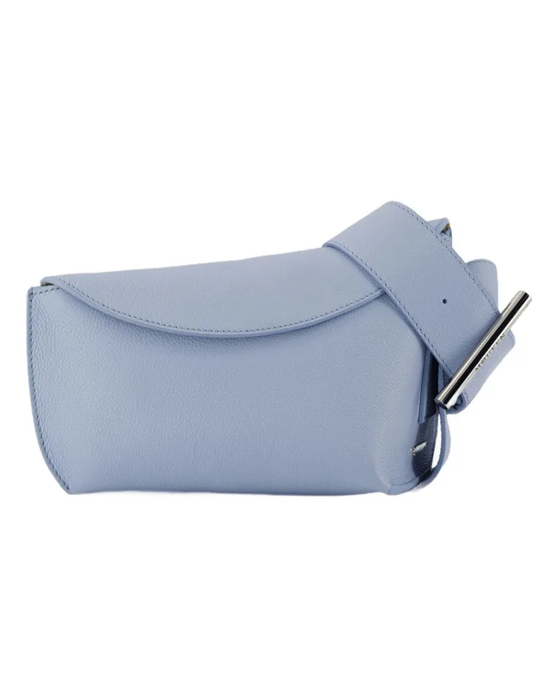 Alexander McQueen Sling Crossbody Alexander Mc Queen Leder Blau Blau