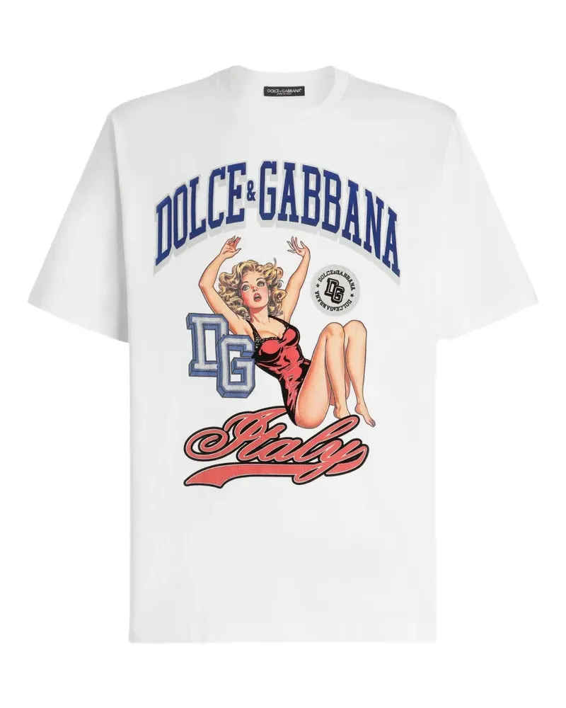 Dolce & Gabbana Grafik T -Shirt A4567