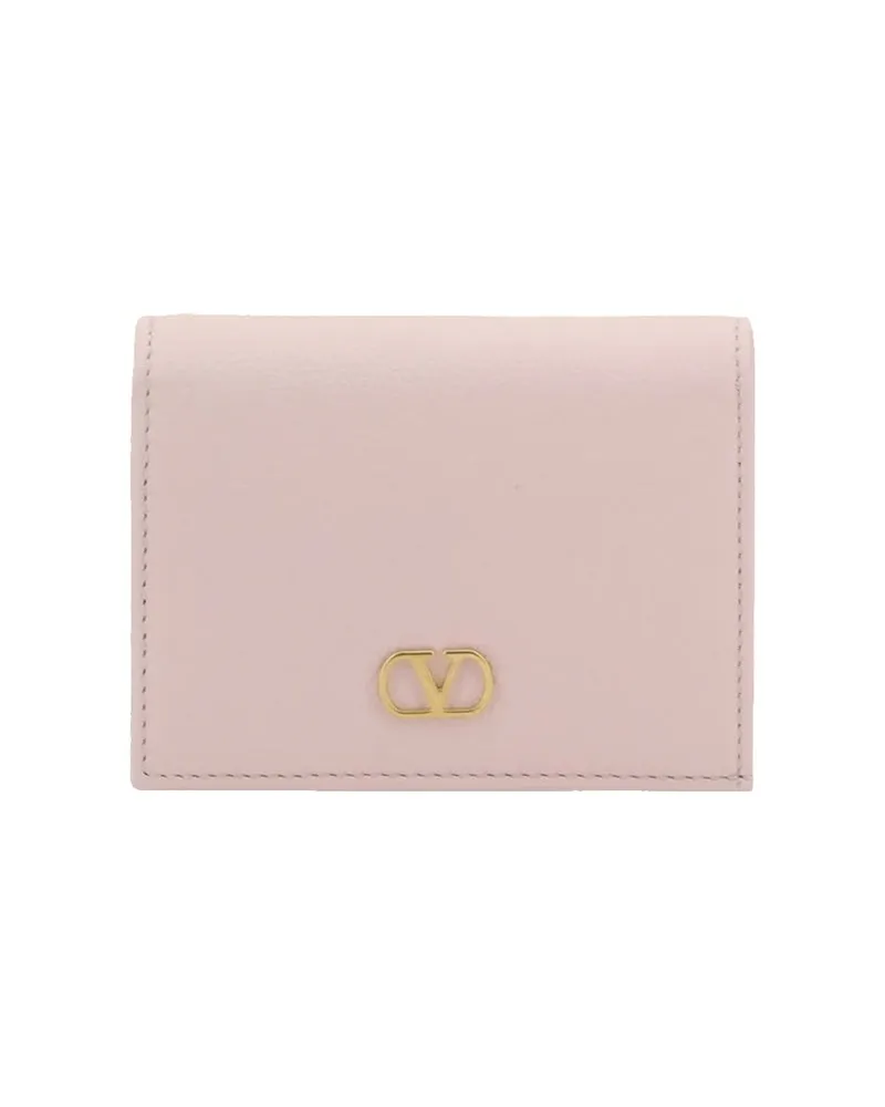 Valentino Garavani Valentino Garavani Vlogo Klappen Brieftasche Pink