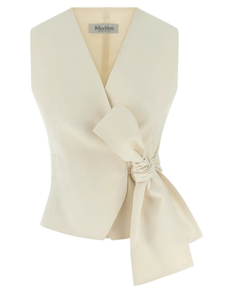 Max Mara Zampa' Weste White