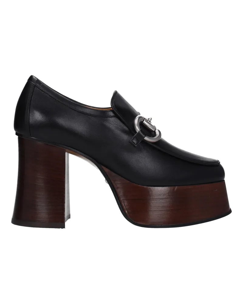Gucci Damens Schwarze Lederpumps -