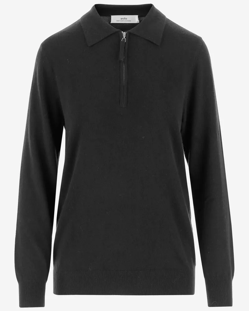 arch4 Kaschmirpullover Black