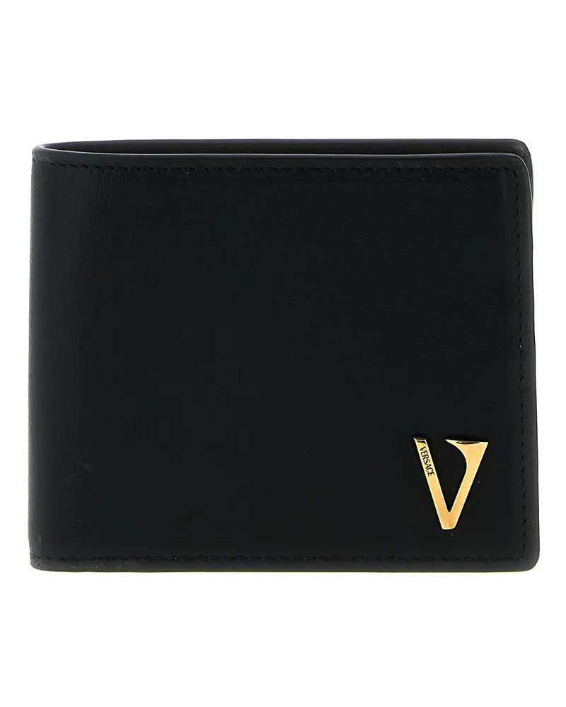 Versace V-Logo“-Geldbörse Black
