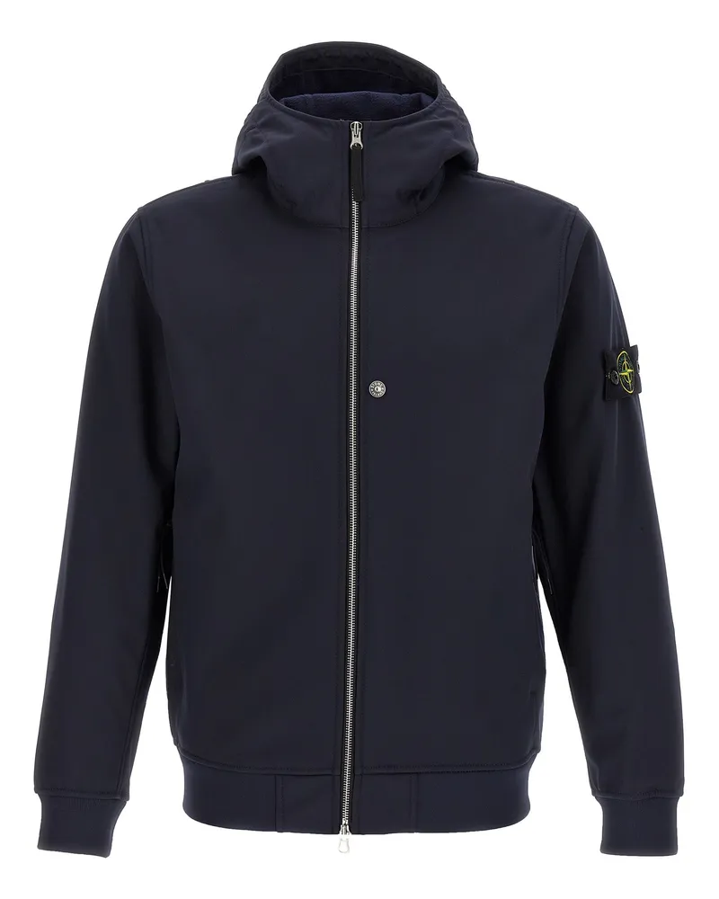 Stone Island Soft Shell R E.Dye®Technology' Jacke Blue