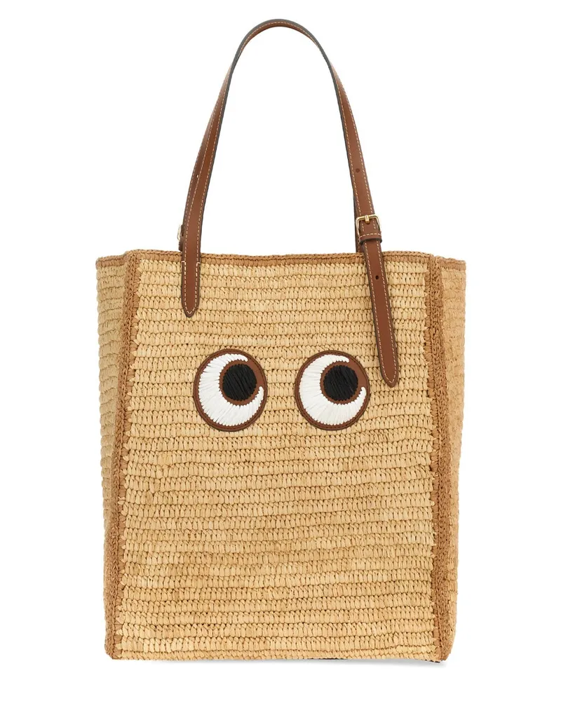 Anya Hindmarch Small "Augen" Einkaufstasche Beige