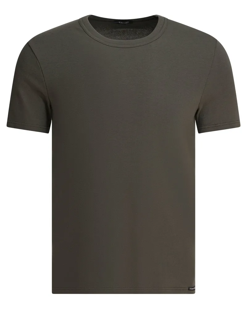 Tom Ford Baumwoll-Unterwäsche-T-Shirt Green