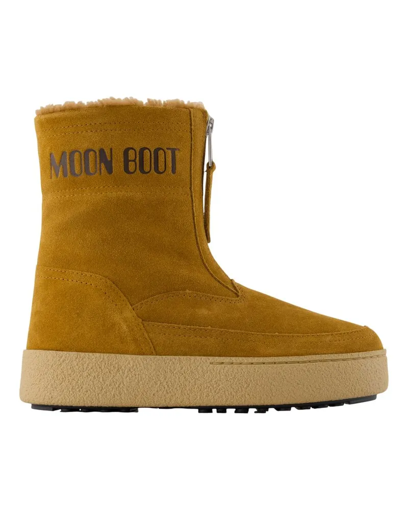 Moon Boot Lara Stiefeletten  Leder Braun Brown