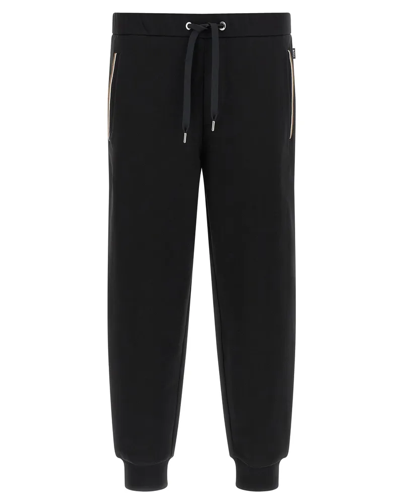 HUGO BOSS Einsatz-Jogginghose Black