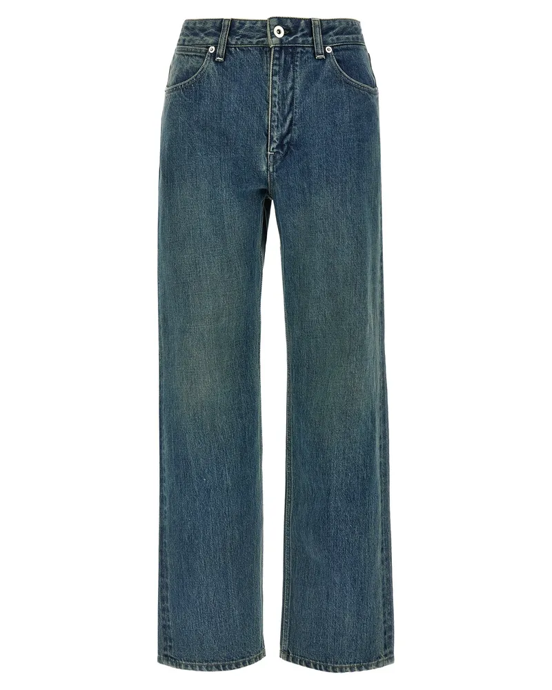 Jil Sander Slim Twist' Jeans Blue