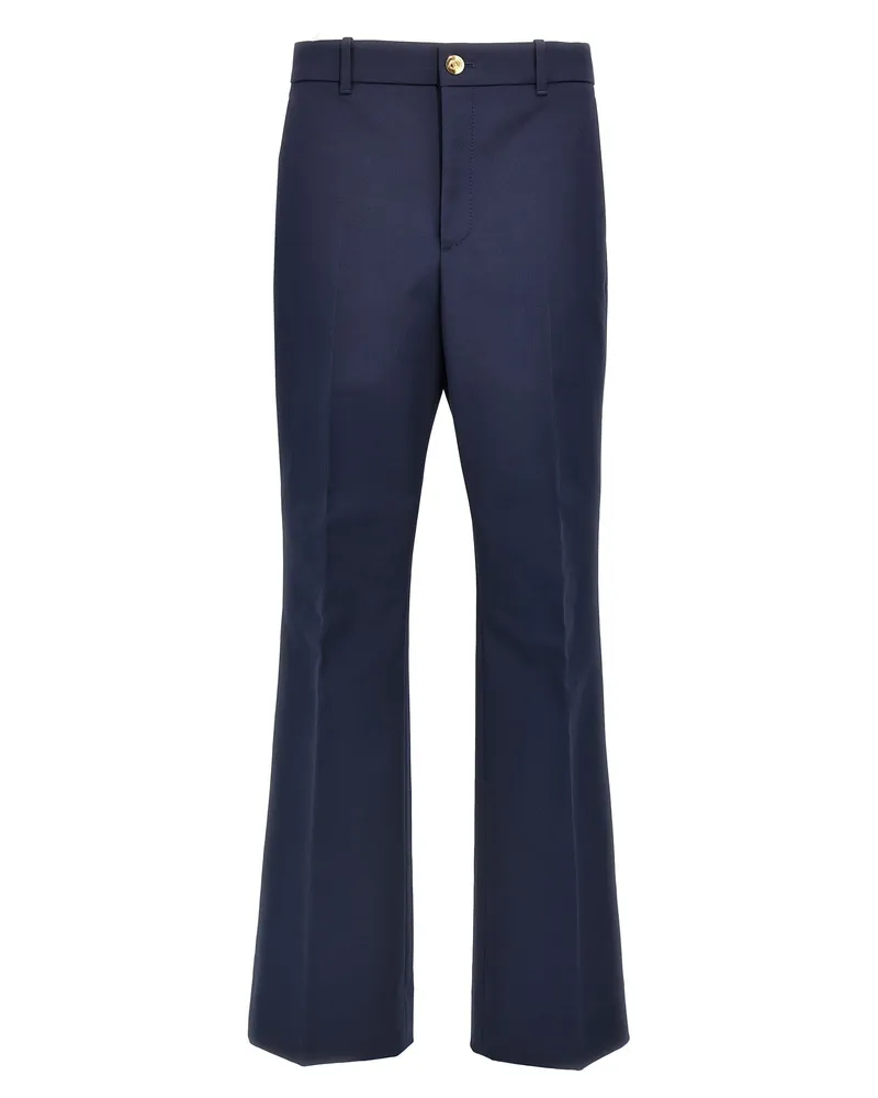 Gucci Satin“-Hose Blue