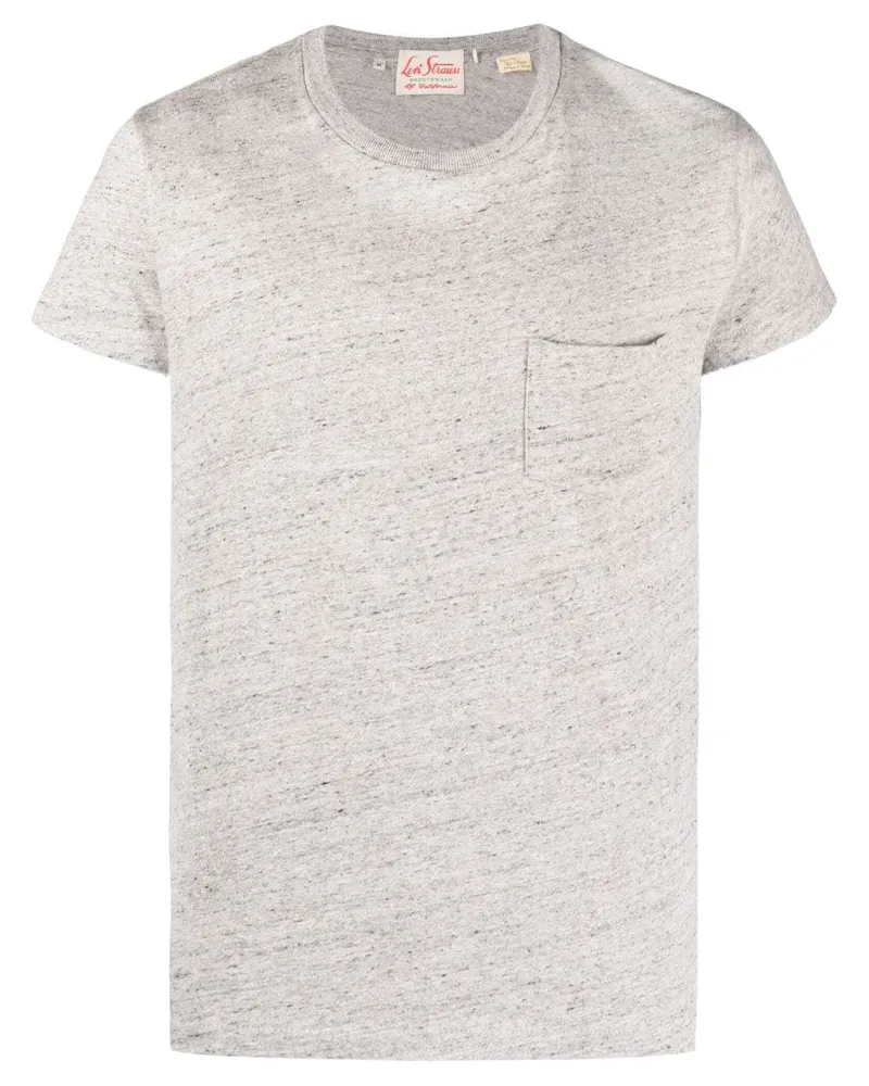 Levi's Levi Tasche Baumwoll -T -Shirt Grey