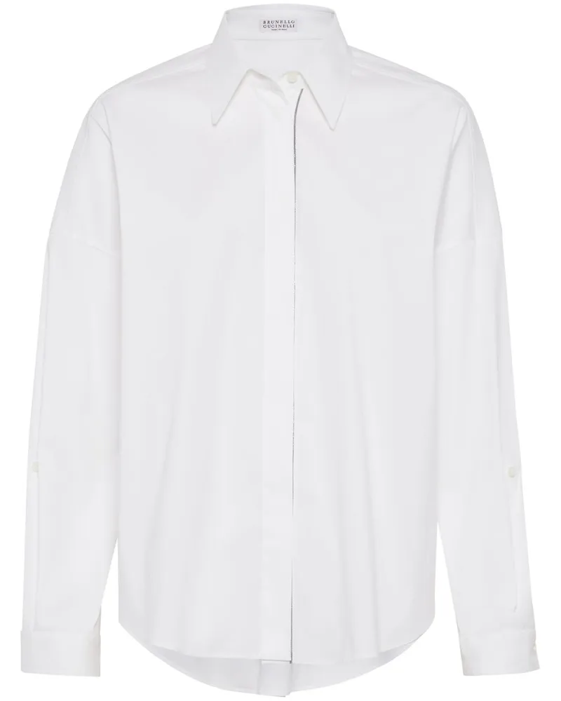 Brunello Cucinelli Baumwollhemd White