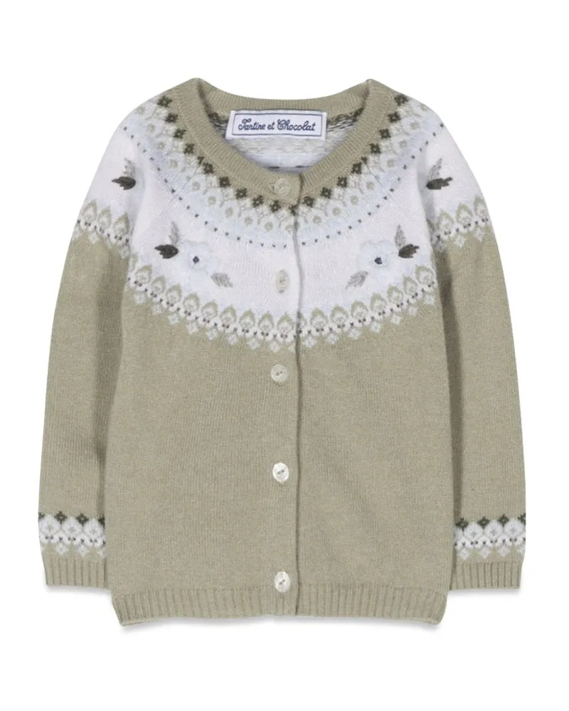 Tartine et Chocolat Cardigan18 Weste Green
