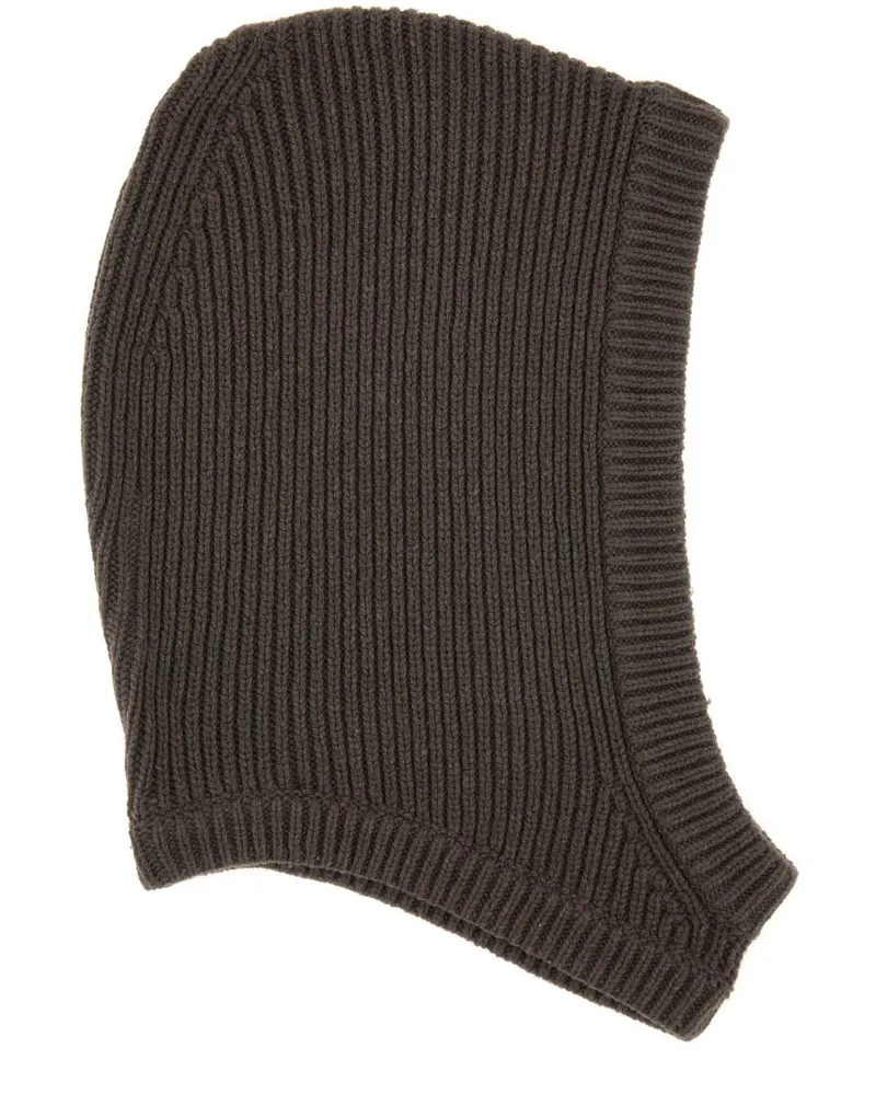 Rick Owens gestrickte Kapuze Beige