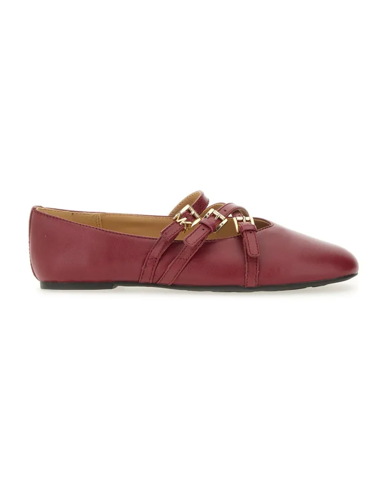 Michael Kors Michael von Michael Kors "Indy Flex" Leder Ballerina Bordeaux