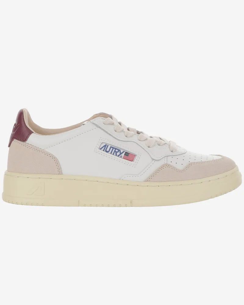 AUTRY Low Medalist Leder -Sneaker Red