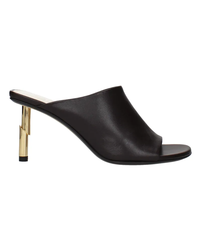 Lanvin Damens Sandalen aus schwarzem Leder -