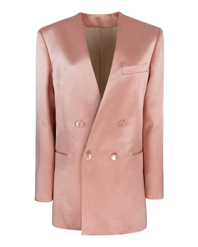 Philosophy Di Lorenzo Serafini Philosophie di Lorenzo Serafini Giacca Doppiopetto in Herzogsse Rosa Rose