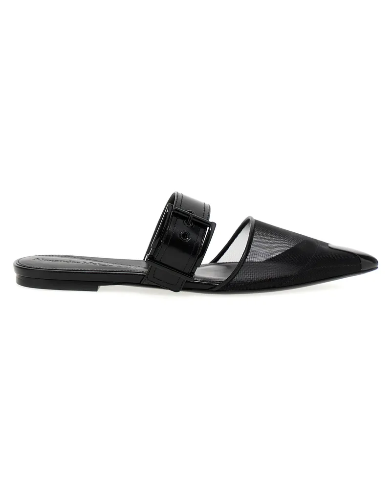 Alexander McQueen Punk' Maultiere Black