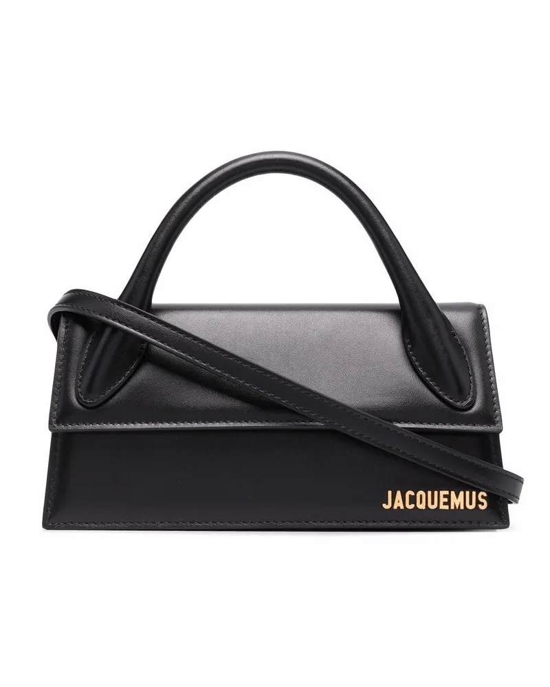 Jacquemus Le Chiquito Long Lederhandtasche Black