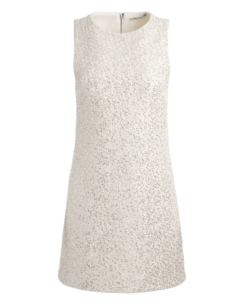 Alice + Olivia Cade Minikleid White