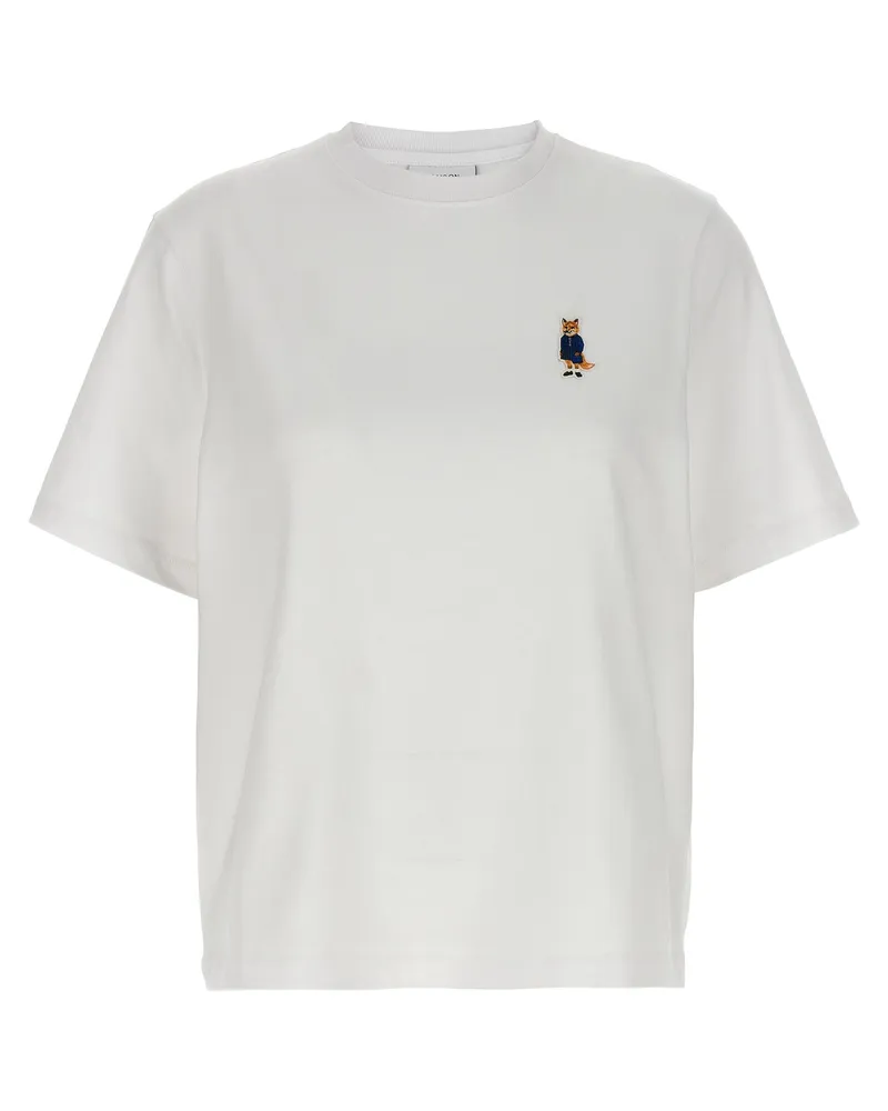 Kitsuné gekleidete Fuchs' T -Shirt White