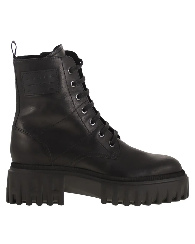 Hogan H700 Lederkampfstiefel Black