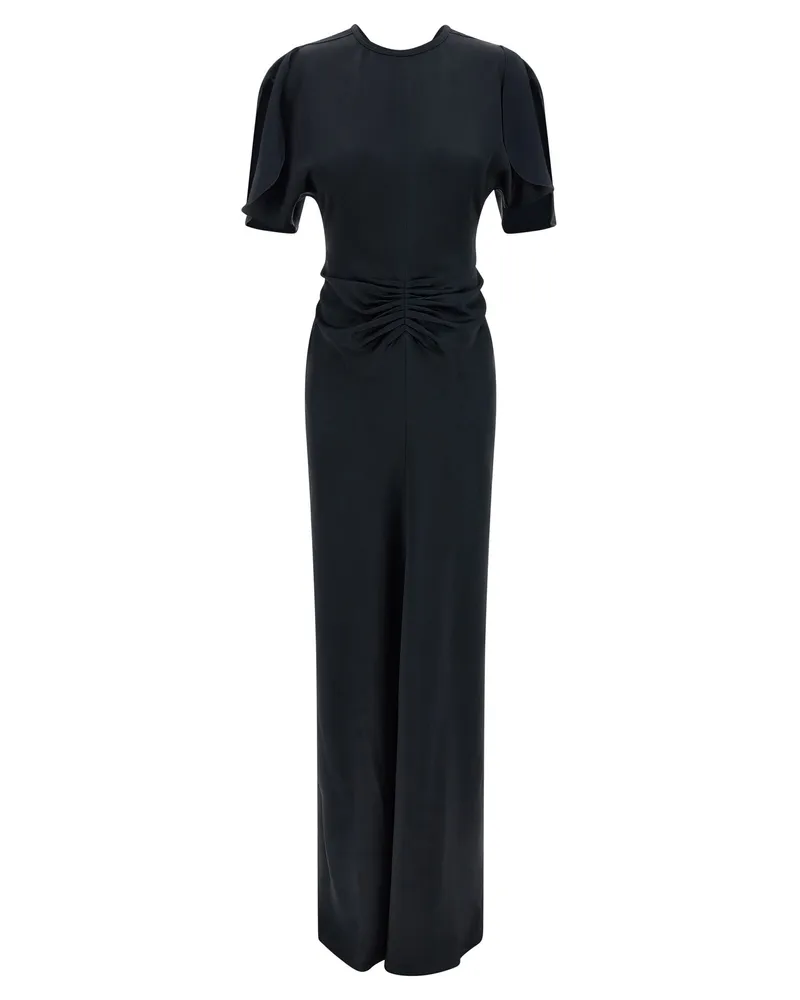 Victoria Beckham Kleid mit geraffter Taille Blue