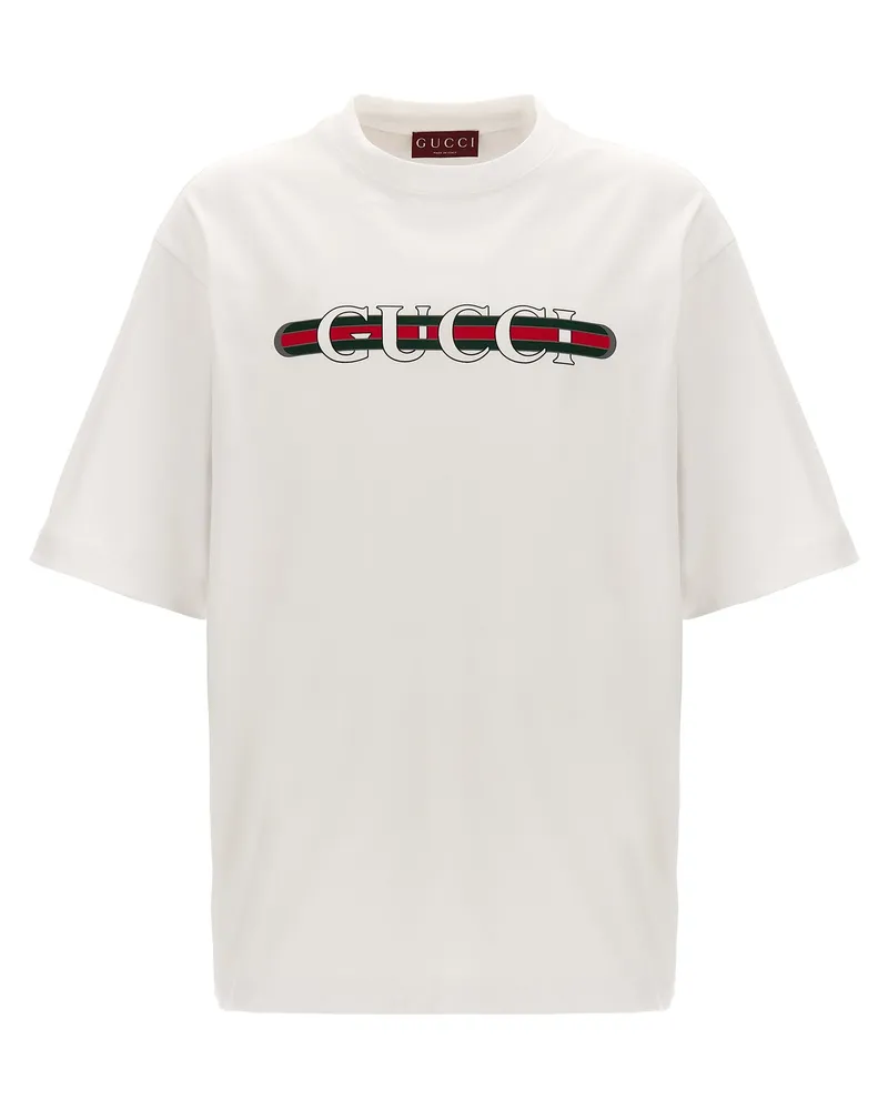 Gucci T-Shirt „Gucci Web White