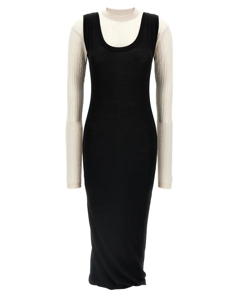 Marni Multi -Layered -Kleid White