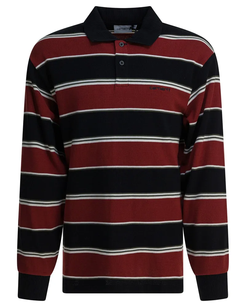 Carhartt WIP S „Malone Rugby“-Poloshirt Red