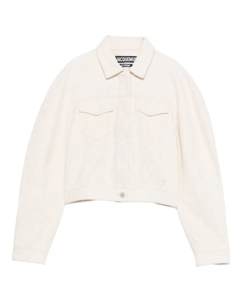 Jacquemus la veste de Nimes Jeansjacke White