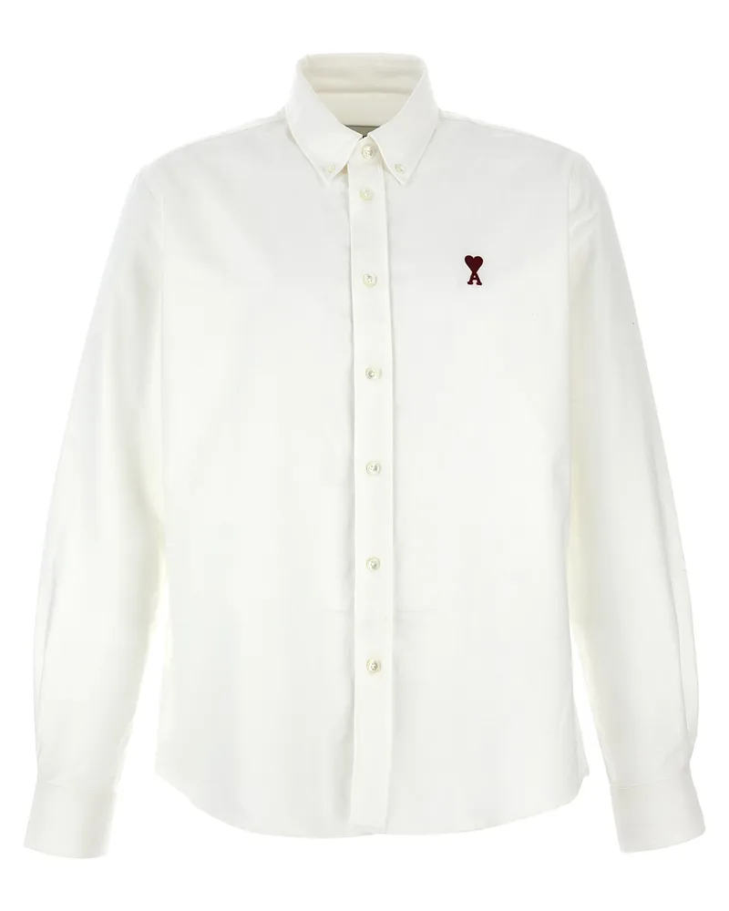 AMI Paris Ami de Coeur' Hemd White