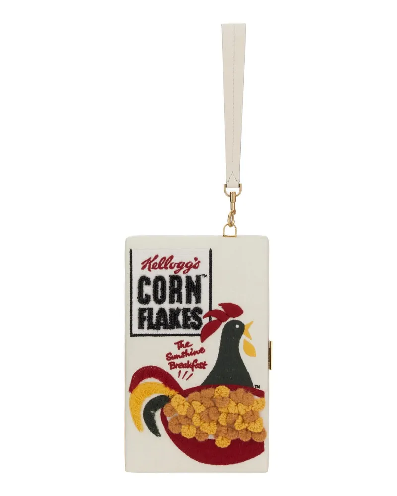 Anya Hindmarch Clutch "Cornflakes Yellow