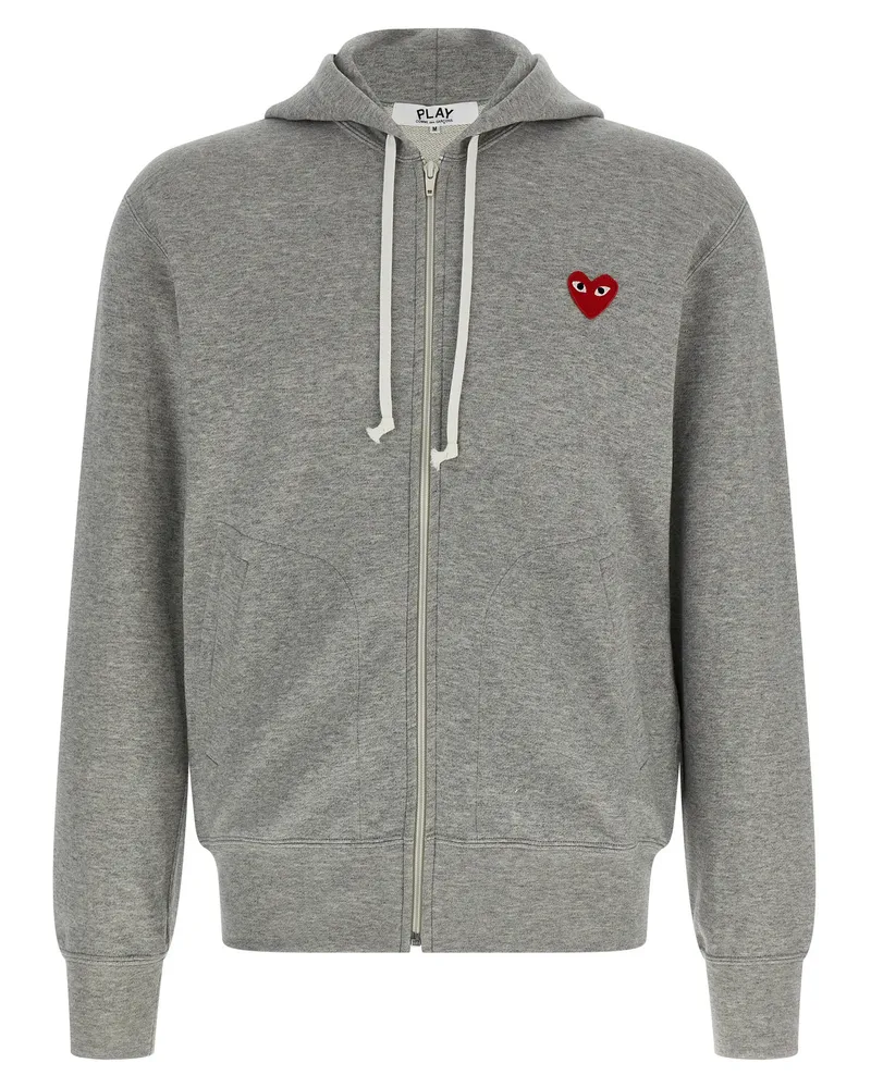 Comme des Garçons Comme des Garçons spielen 'Heart' Hoodie Gray