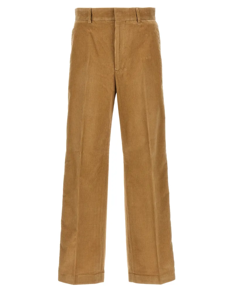 Palm Angels Cordanzugband' Hosen Beige