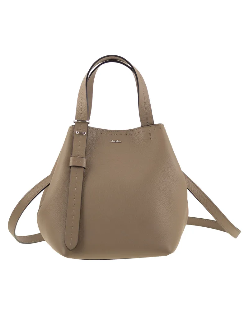 Max Mara Archetipo7 XSV2 Archetipo extra kleiner Ledertasche Blue