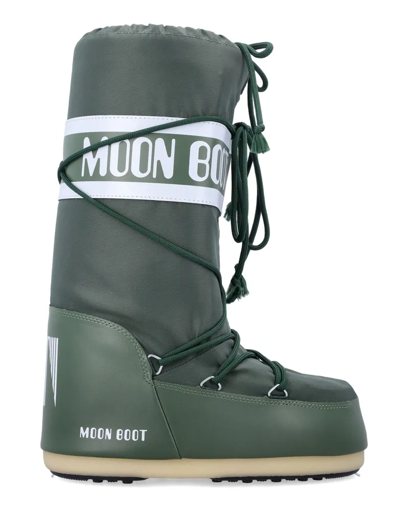 Moon Boot Flache -Schuhe Forest