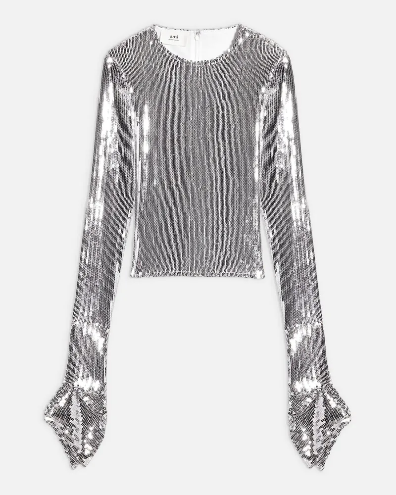 AMI Paris Top Silber Silver