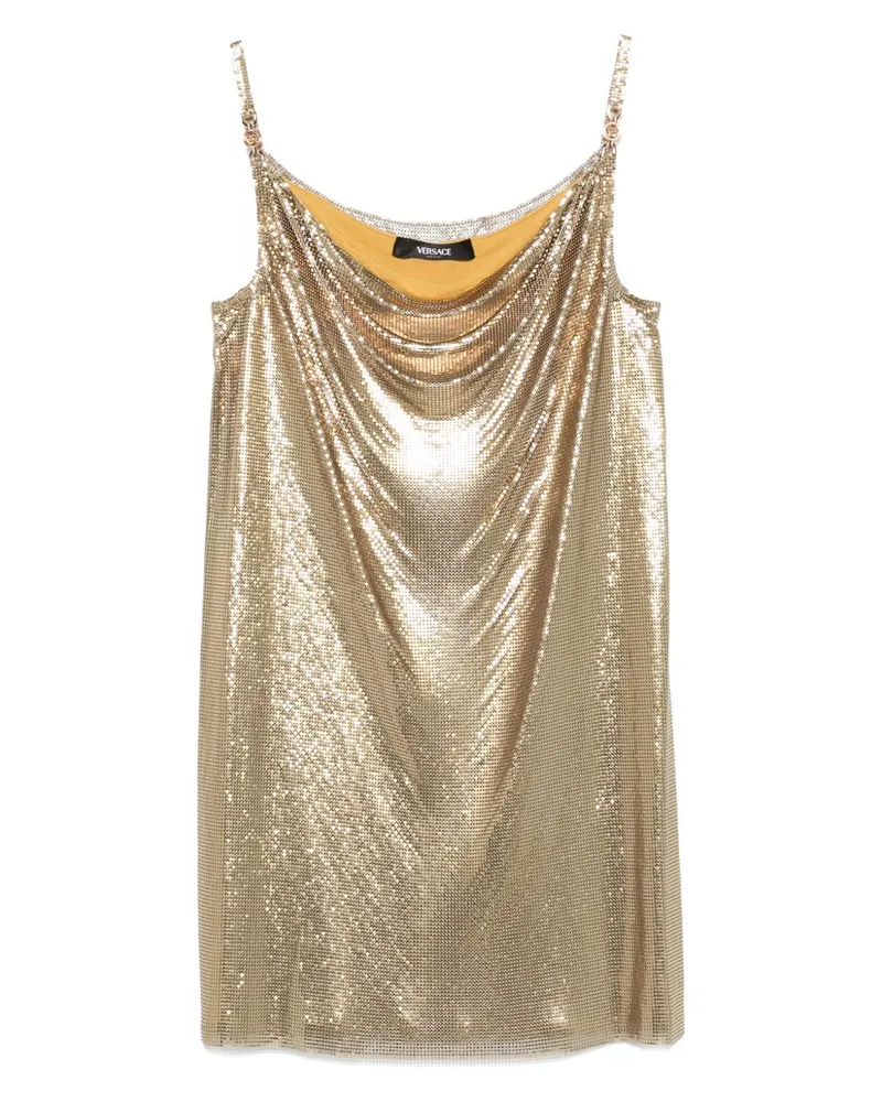 Versace Mini Cocktailkleid Golden