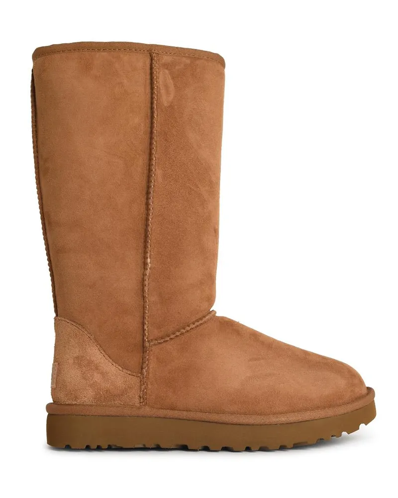 UGG Classic Tall II' Kastanien Wildlederstiefel Beige