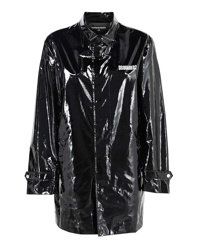 Dsquared2 niagara Falls Trenchcoat Black