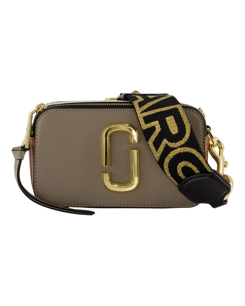Marc Jacobs Der Snapshot Crossbody  Leder braun Beige