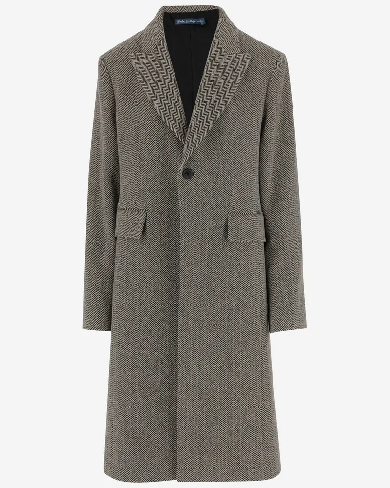 Ralph Lauren Wool Mischmantel Grey