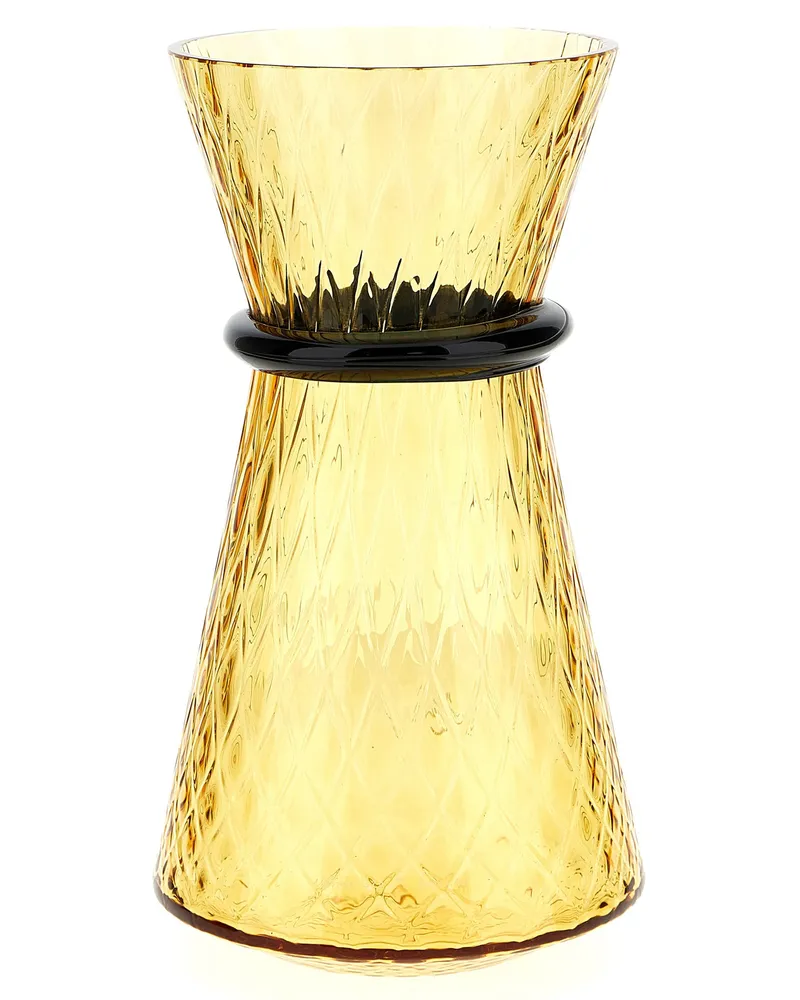Venini Tiara' Vase Yellow